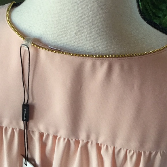 NWT Tahari Blush Pink Blouse - Picture 4 of 7